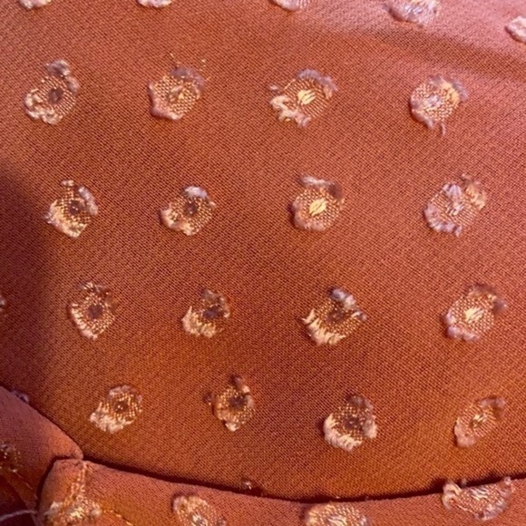 Band of Gypsies Floral Appliqué Bell Sleeve Sheer Blouse - Picture 11 of 17